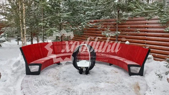 Парковая мебель в городском благоустройстве