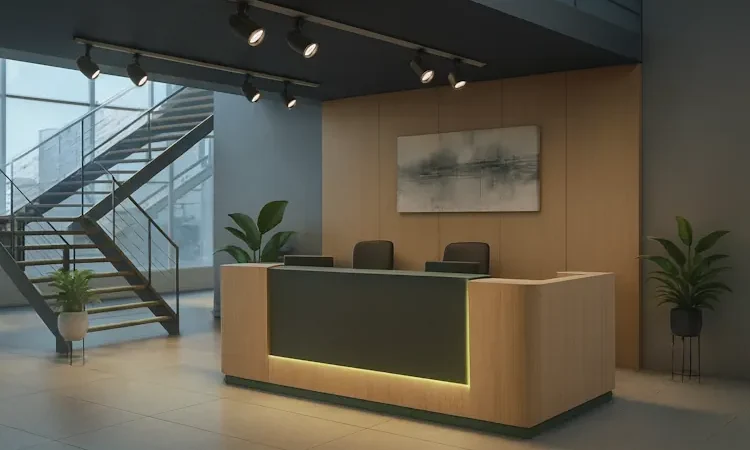 Стойка ресепшн: архитектура гостеприимства и центр управления офисом