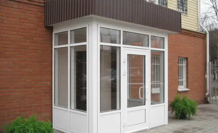 Входные группы из пвх профиля