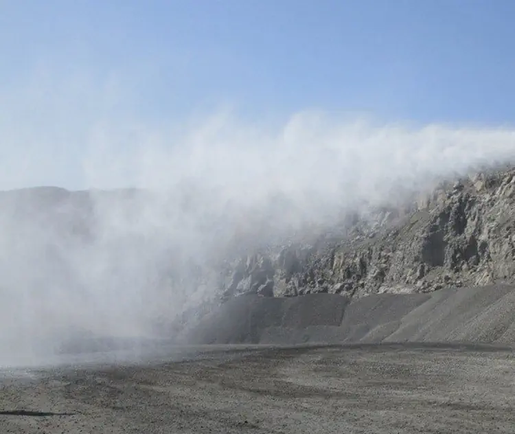 Пушки пылеподавления — чистый воздух и снежная завеса